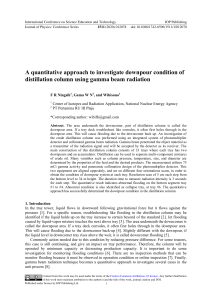 A quantitative approach to investigate downpour condition of distillation column using gamma beam radiation (2)