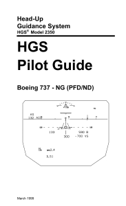 HGS Pilot Guide B737 NG