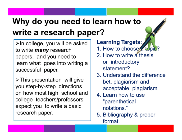 can you write a research paper in a day