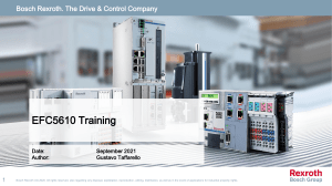 Rexroth EFC5610 VFD training