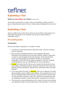 Exploiting-a-Text (reading lesson)