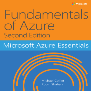 9781509302963 Microsoft Azure Essentials Fundamentals of Azure 2nd ed pdf