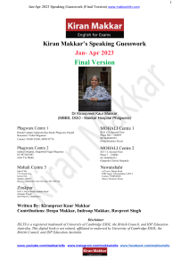 Makkar Speaking Final Jan-Apr 23