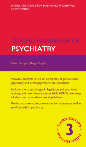 Oxford Handbook of Psychiatry 3rd Edition PDF