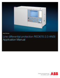 1MRK505307-UUS - en Application manual  Line differential protection RED670 2.0  ANSI