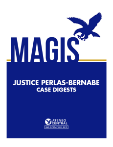 Justice Bernabe Case Digests