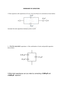 capacitor worksheet