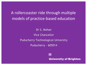 a rollercoaster ride through multiple models of supervision april 23rd j morris