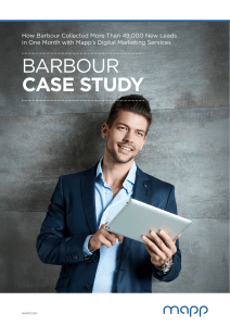 Mapp How fashion brand Barbour collected new leads with Mapp Digital Marketing Services Case Study EN