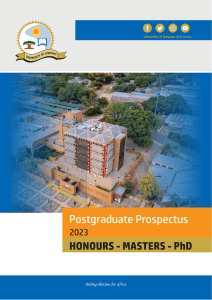 Postgraduate Prospectus 2023