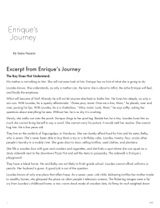 Enrique's Journey Text Excerpt