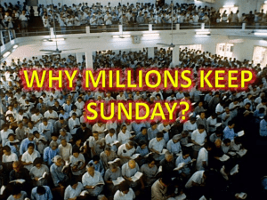 09. Why Millions Keep Sunday