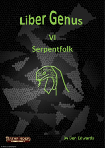 Liber Genus VI Serpentfolk