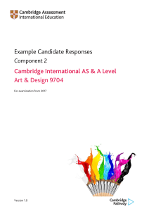 9704 Example Candidate Responses Component 2