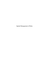 Spatial Management of Risks-Wiley-ISTE (2008)