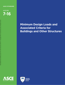 ASCE 7-16 Minimum Design Loads for Buildings And Other Structures