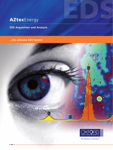 EDS Analysis Software - AZtecEnergy Brochure - UOW
