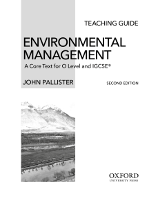 environmental management