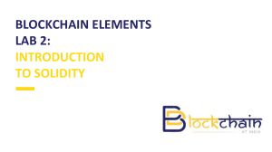 Blockchain Elements Lab 2