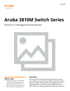 Aruba 3810M Switch Series-PSN1008605435USEN
