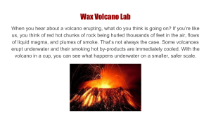 Wax Volcano Lab