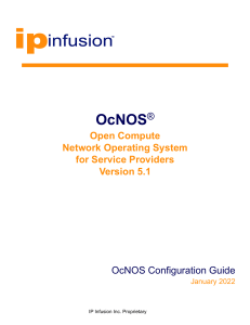 OcNOS-SP Config Guide 5.1