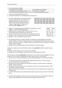 Oefententamen - Trial exam Inholland Statistics 1