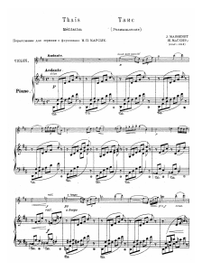 Meditation (Violin e Piano part - imslp - Júlia)