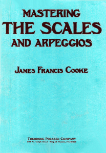 Mastering the Scales and Arpeggios (Pier Note - J. F. Cooke - Dica do Joshua Wright)