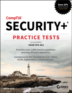 CompTIA Security+ Practice Tests Exam SY0-601 2nd Edition