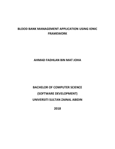 Blood Bank Management System