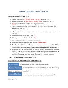 MATHS Objective notes ch. 1,2,3