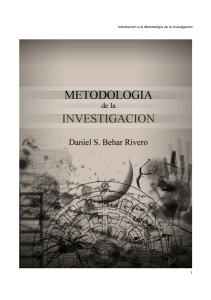 Behar rivero introduccion a la metodologia de la investigacion 2008 biblio la encuesta