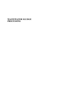 Izrail S. Turovskiy, P. K. Mathai - Wastewater Sludge Processing-Wiley-Interscience (2006)