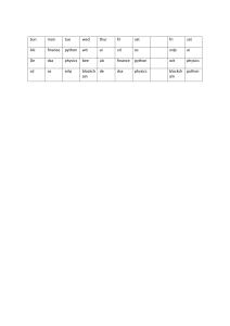 syllabus time table