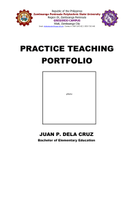 Practice-Teaching-Porfolio