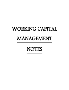 WORKING-CAPITAL-MANAGEMENT-