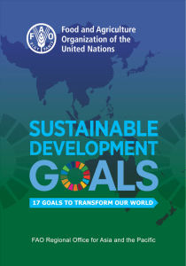 Sustainable Development Goals-17 goals to transform our world