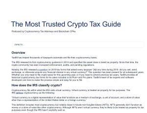 Crypto Tax Guide   TaxBit - TaxBit