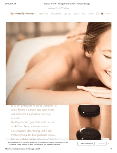Massage Overath » Massage Overath buchen » Namaste Massage