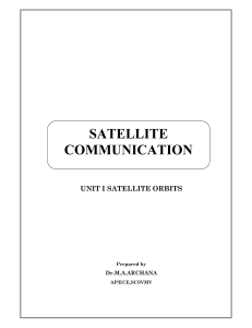 SATELLITE COMMUNICATION