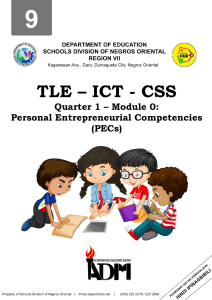 TLE 9 ICT CSS Module