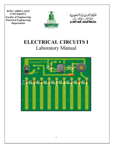 Electrical Circuits Laboratory Manual