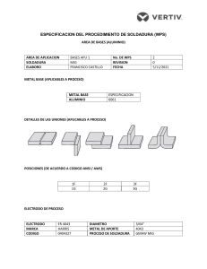 01. WPS BASES DE ALUMINIO MIG