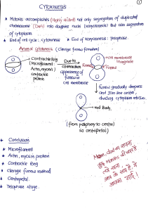 Cell Cycle and Cell Division 03   Handwritten Notes    Yakeen 3.0 2023 (1)