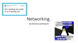 CS Networking Presentation