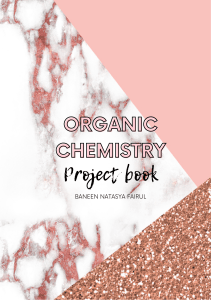 Organic chemistry project book