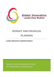 budgeting and financial planning booklet