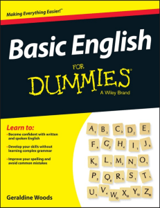 Basic English Grammar: A Beginner's Guide