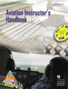 AVIACIÓN - CFI - Instructor's  Handbook - FAA H80839A